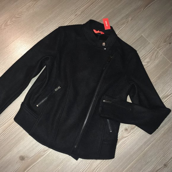 NWT Navy Blue Motto Jacket Sz S - Free Shipping! - Picture 2 of 3